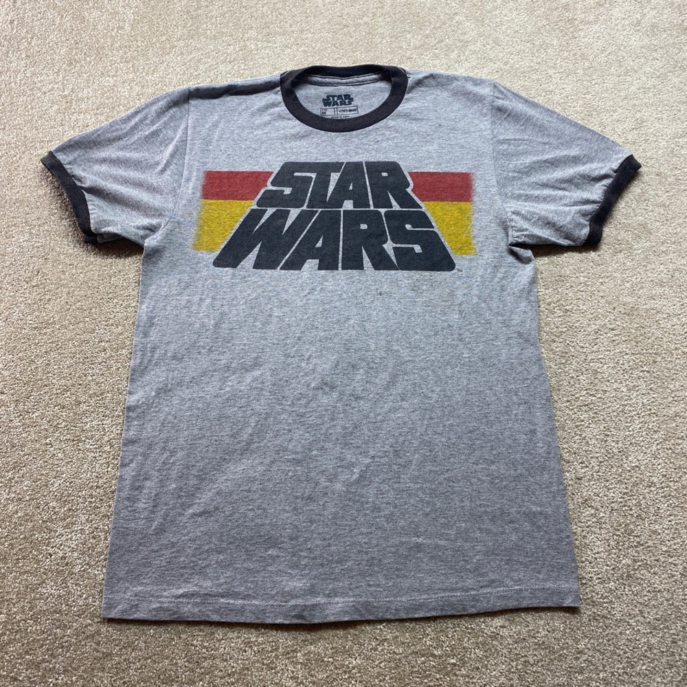 Fifth Sun Star Wars Shirt Mens Medium Gray Short Sleeve Graphic‎ Tee